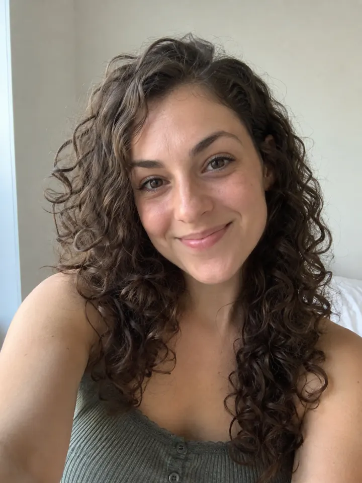 A clear, front-facing selfie